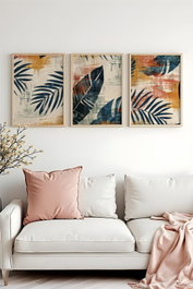 Wallity Huhu468 - Set de 3 Pinturas Decorativas en MDF de 35 x 50 cm